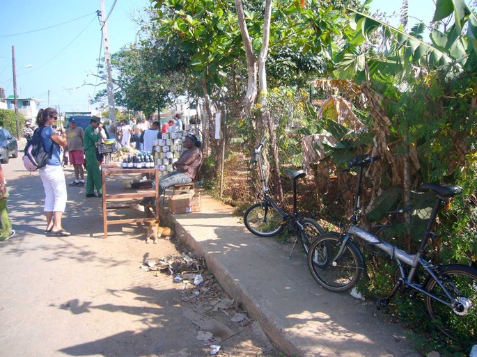 Cuba Markt mit dem Rad [Desktop Auflösung]