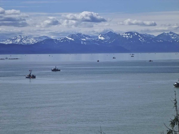 Gillnetter Flotte Lynn Kanal [Desktop Auflösung]