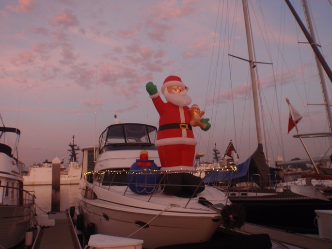 Weihnachtsmann Boot